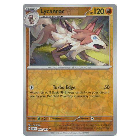 Lycanroc : TEMPORAL FORCES (Reverse holo) - 090/162