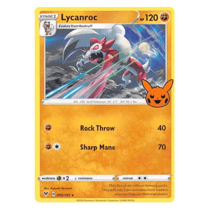 Lycanroc : TRICK OR TRADE 2023 - 095/185