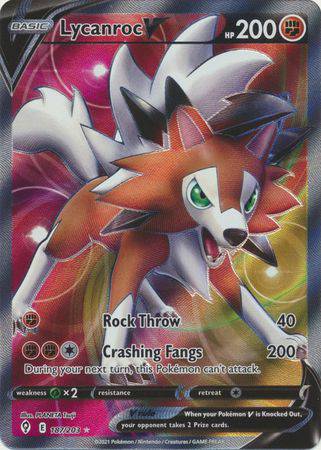 Lycanroc V : EVOLVING SKIES - 187/203