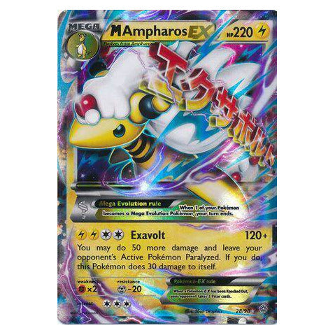 M Ampharos EX : ANCIENT ORIGINS - 28/98