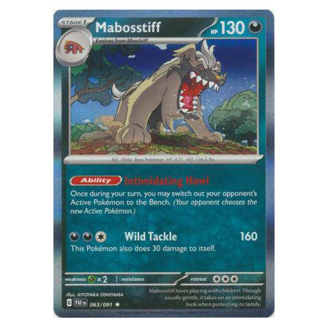 Mabosstiff : PALDEAN FATES (Holo) - 063/091