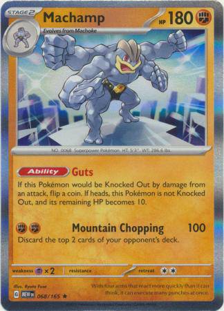 Machamp : 151 (Holo) - 068/165 - Lockett Labs UK