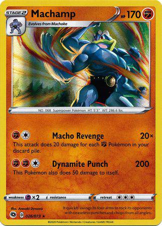 Machamp : CHAMPION'S PATH (Holo) - 026/073 - Lockett Labs UK