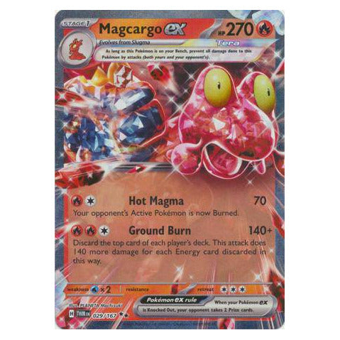 Magcargo ex : TWILIGHT MASQUERADE - 029/167