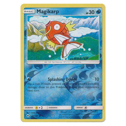 Magikarp : BURNING SHADOWS (Reverse holo) - 32/147