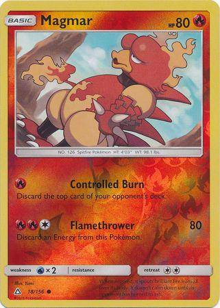 Magmar : ULTRA PRISM (Reverse holo) - 18/156 - Lockett Labs UK