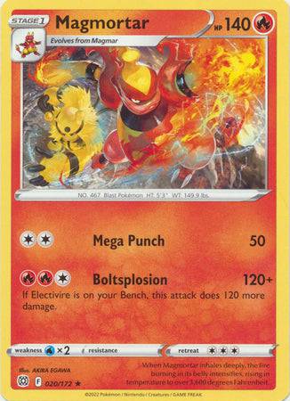 Magmortar : BRILLIANT STARS - 020/172 - Lockett Labs UK