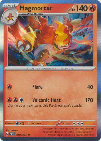 Magmortar : PALDEAN FATES (Holo) - 010/091