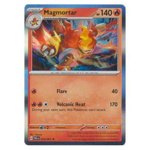 Magmortar : PALDEAN FATES (Holo) - 010/091
