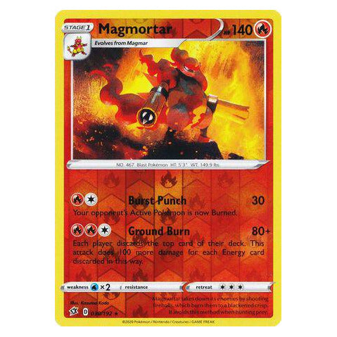 Magmortar : REBEL CLASH (Reverse holo) - 030/192