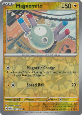 Magnemite : PALDEA EVOLVED (Reverse holo) - 065/193