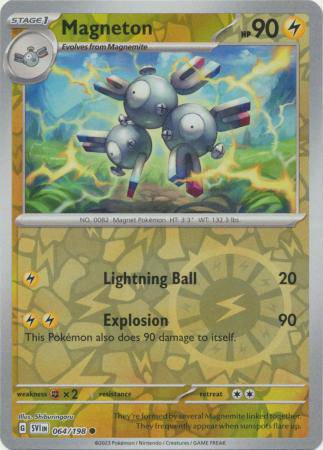 Magneton : SCARLET & VIOLET BASE (Reverse holo) - 064/198