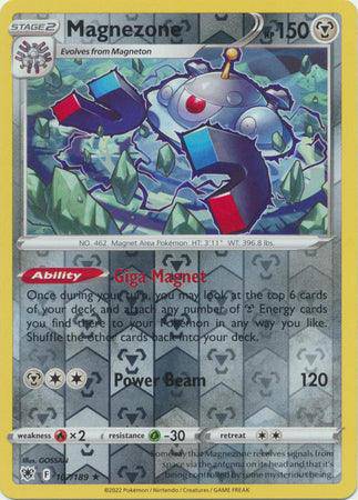 Magnezone : ASTRAL RADIANCE (Reverse holo) - 107/189 - Lockett Labs UK