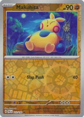 Makuhita : PALDEA EVOLVED (Reverse holo) - 112/193 - Lockett Labs UK