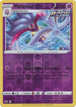 Malamar : CHILLING REIGN (Reverse holo) - 070/198 - Lockett Labs UK