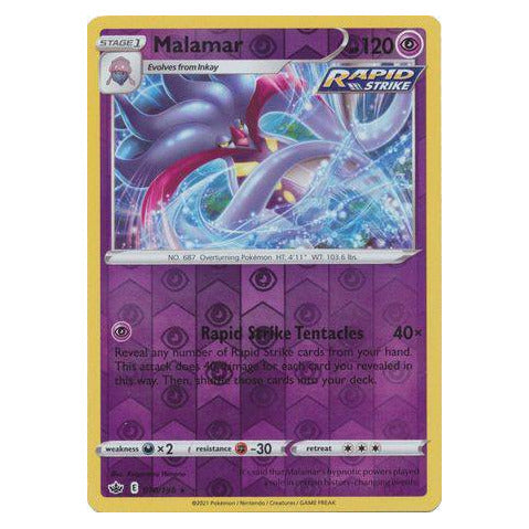 Malamar : CHILLING REIGN (Reverse holo) - 070/198
