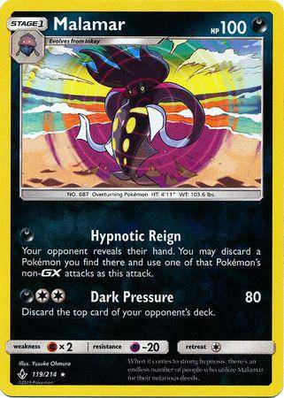 Malamar : UNBROKEN BONDS (Reverse holo) - 119/214 - Lockett Labs UK