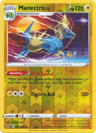 Manectric : VIVID VOLTAGE (Reverse holo) - 052/185 - Lockett Labs UK