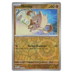 Mankey : SCARLET & VIOLET BASE (Reverse holo) - 107/198