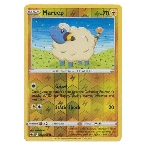 Mareep : CHILLING REIGN (Reverse holo) - 047/198