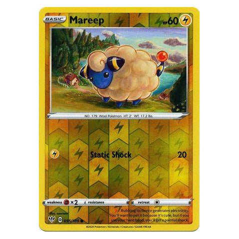 Mareep : DARKNESS ABLAZE (Reverse holo) - 055/189