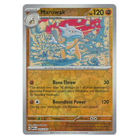Marowak : 151 (Reverse holo) - 105/165