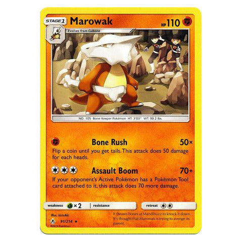 Marowak : UNBROKEN BONDS - 91/214
