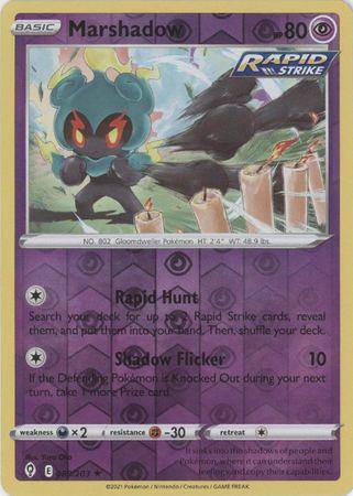 Marshadow : EVOLVING SKIES (Reverse holo) - 080/203 - Lockett Labs UK