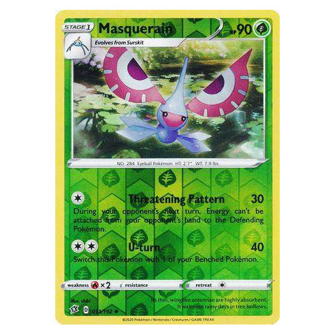 Masquerain : REBEL CLASH (Reverse holo) - 011/192