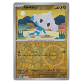 Meditite : SCARLET & VIOLET BASE (Reverse holo) - 110/198