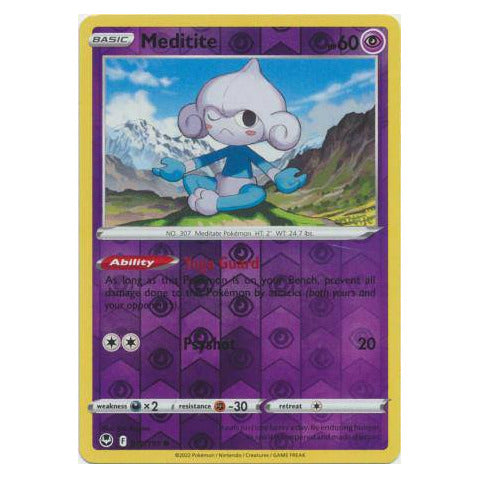 Meditite : SILVER TEMPEST (Reverse holo) - 072/195