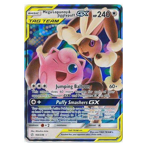 Mega Lopunny & Jigglypuff GX : COSMIC ECLIPSE - 165/236