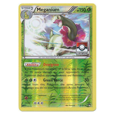 Meganium : LEAGUE PROMO (Reverse holo) - 3/122