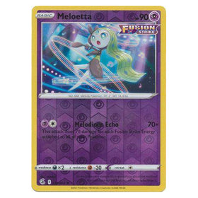 Meloetta : FUSION STRIKE (Reverse holo) - 124/264
