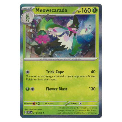 Meowscarada : SCARLET & VIOLET BASE (Holo) - 015/198