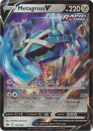 Metagross V : CHILLING REIGN - 112/198 - Lockett Labs UK