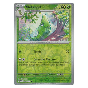 Metapod : 151 (Reverse holo) - 011/165
