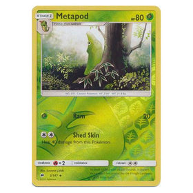 Metapod : BURNING SHADOWS (Reverse holo) - 2/147