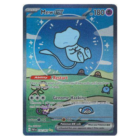 Mew ex : PALDEAN FATES - 232/091