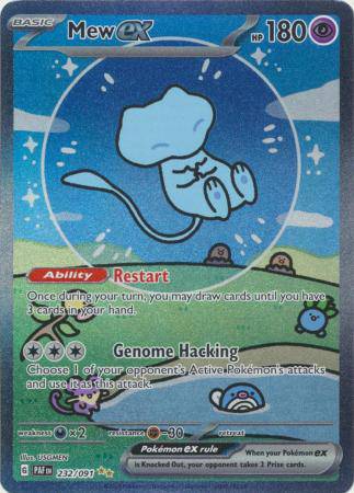 Mew ex : PALDEAN FATES - 232/091