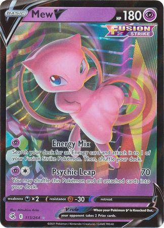 Mew V : FUSION STRIKE - 113/264 - Lockett Labs UK