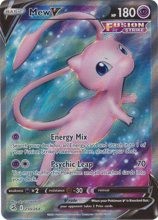 Mew V : FUSION STRIKE - 250/264 - Lockett Labs UK