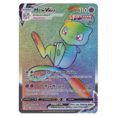 Mew VMAX : FUSION STRIKE - 268/264