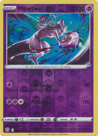 Mewtwo : BRILLIANT STARS (Reverse holo) - 056/172 - Lockett Labs UK