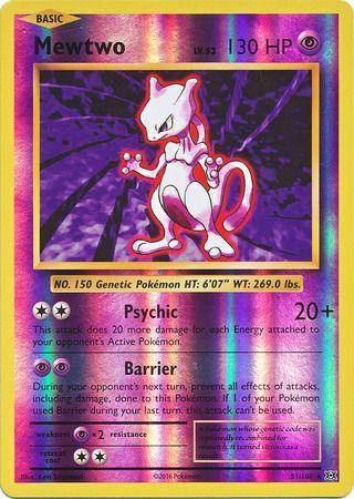 Mewtwo : EVOLUTIONS (Reverse holo) - 51/108 - Lockett Labs UK