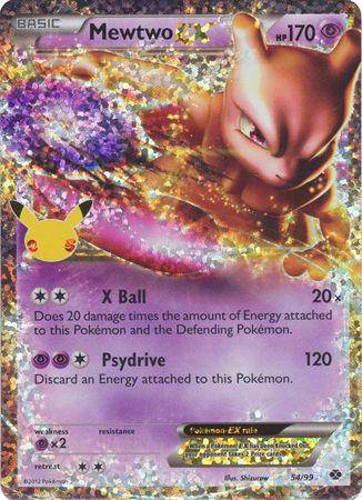 Mewtwo EX : CELEBRATIONS - 054/099 - Lockett Labs UK