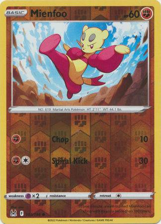 Mienfoo : LOST ORIGIN (Reverse holo) - 103/196 - Lockett Labs UK