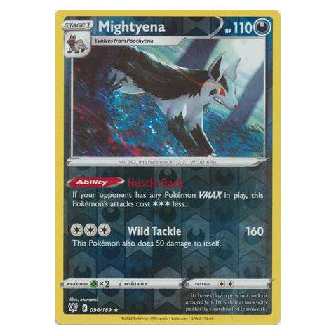 Mightyena : ASTRAL RADIANCE (Reverse holo) - 096/189