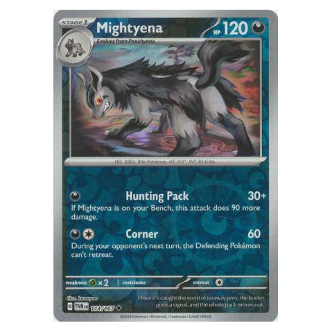 Mightyena : TWILIGHT MASQUERADE (Reverse holo) - 114/167