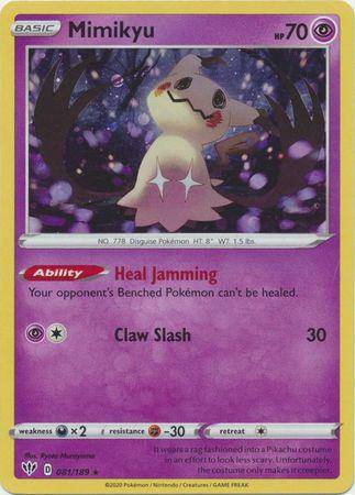 Mimikyu : ALTERNATE PROMO (Holo)- 081/189 - Lockett Labs UK